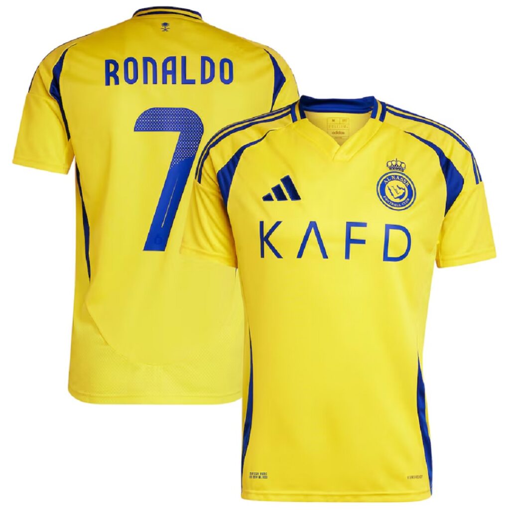 RONALDO #7 Al Nassr Home Jersey – ACL Font - Cancha Kits