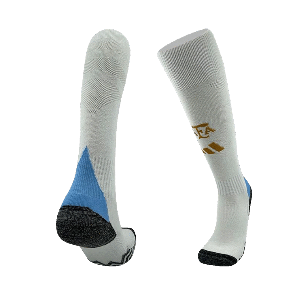 Argentina Home Soccer Socks - Cancha Kits