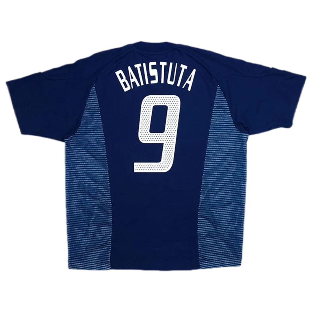 BATISTUTA #9 Retro Argentina Away Jersey World Cup 2002 — Argentina Away 2002
