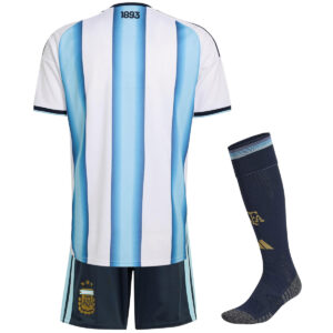 Kids Argentina Home Jersey Full Kit World Cup 2026 - Cancha Kits