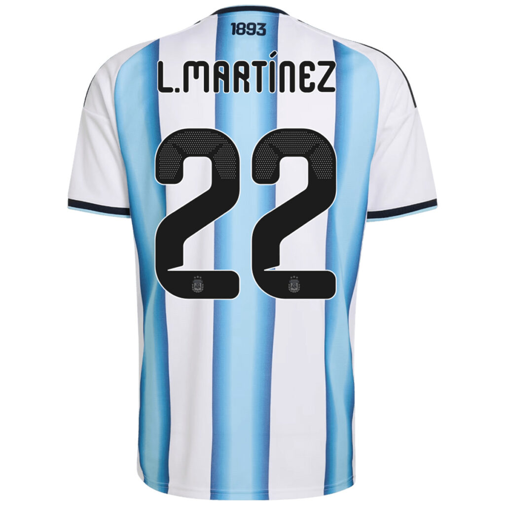 L.MARTÍNEZ #22 Argentina Home Jersey World Cup 2026 - Cancha Kits
