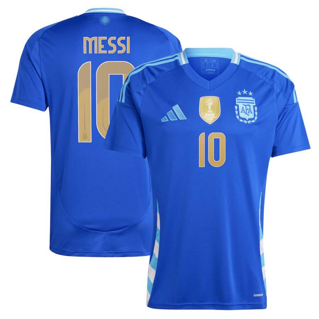 Messi #10 Argentina Away Jersey