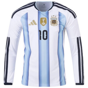 Messi #10 Argentina Home Long Sleeve Jersey World Cup 2026 - Cancha Kits