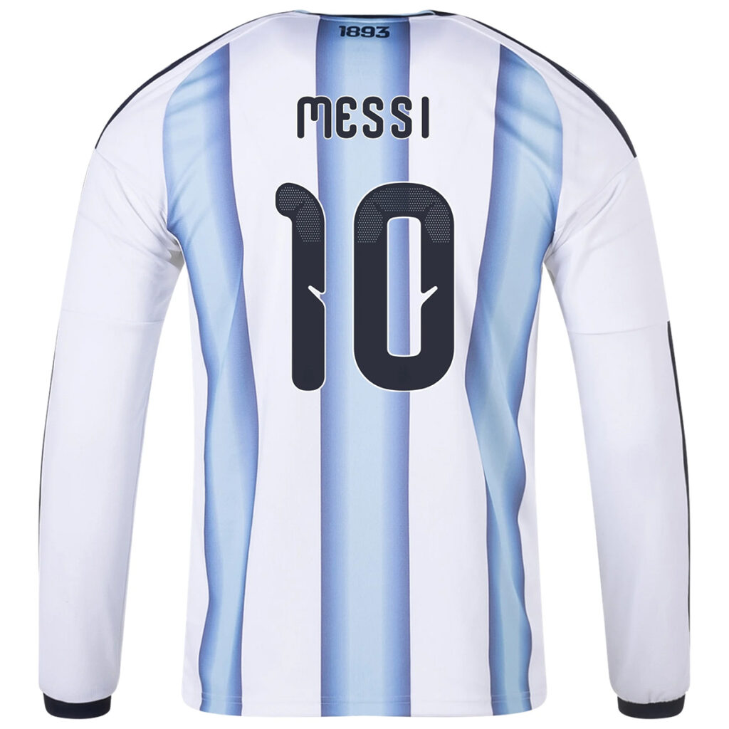 Messi #10 Argentina Home Long Sleeve Jersey World Cup 2026 - Cancha Kits