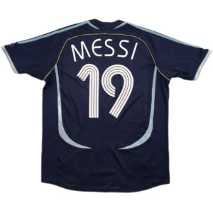 Messi #19 Retro Argentina Away Jersey World Cup 2006 - Cancha Kits