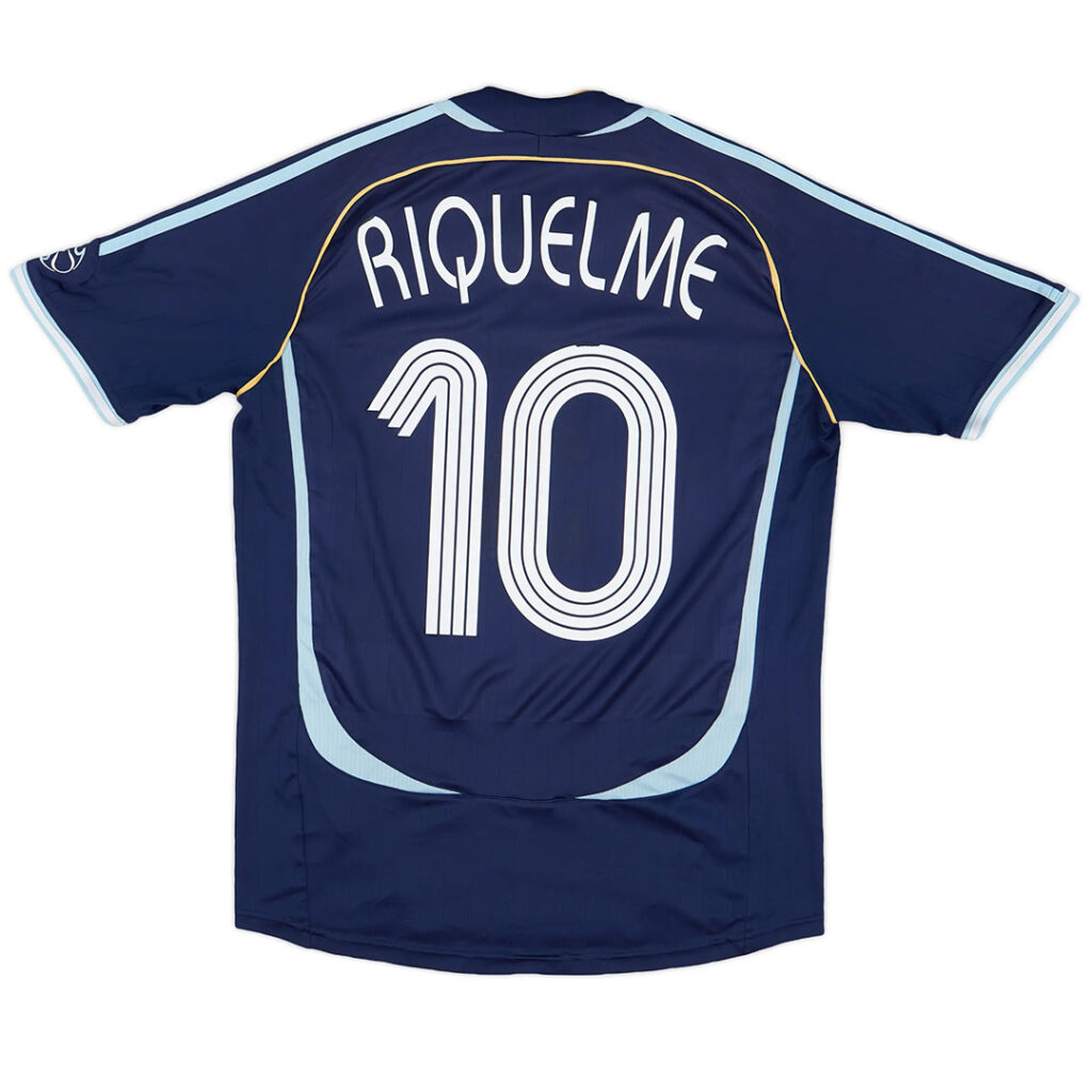 RIQUELME #10 Retro Argentina Away Jersey World Cup 2006 - Cancha Kits