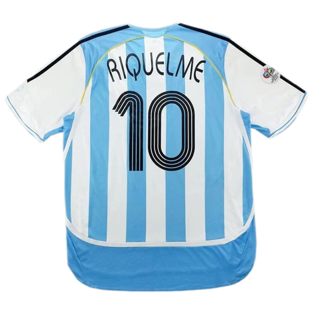 RIQUELME #10 Retro Argentina Home Jersey World Cup 2006 - Cancha Kits