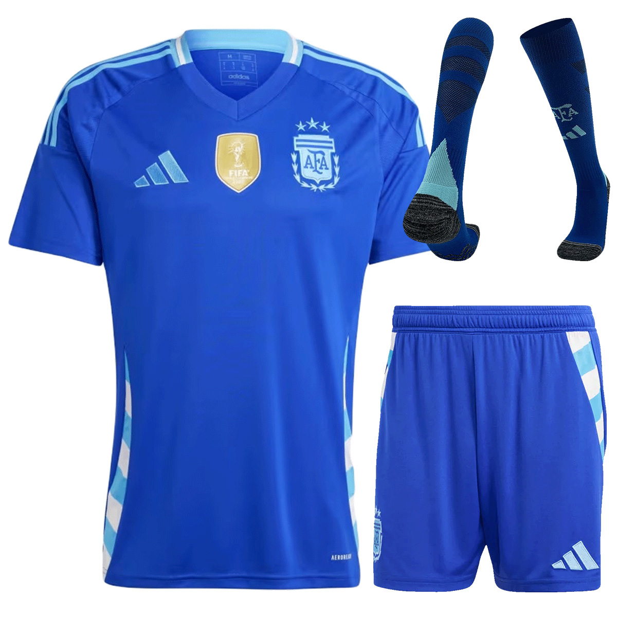 Argentina Away Full Jersey Kit Copa America — Argentina Away 2024