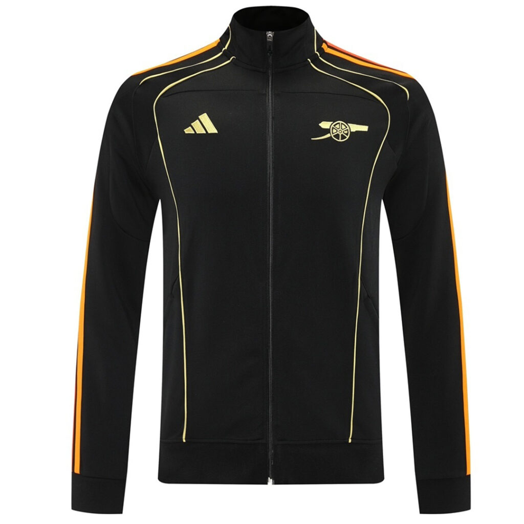 Arsenal Anthem Jacket Black 2025/26 - Cancha Kits