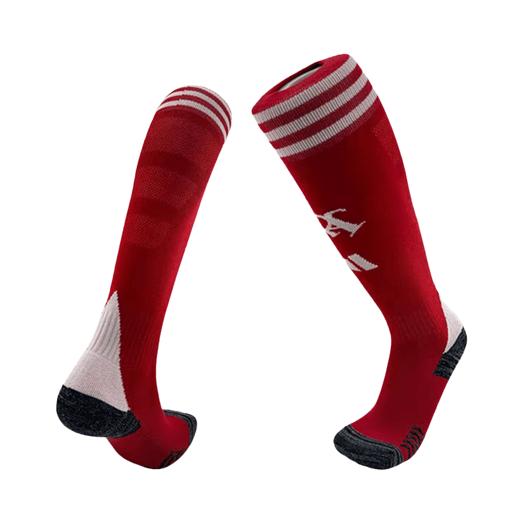 Arsenal Home Soccer Socks - Red 2025/26 — Arsenal Home 2025/26