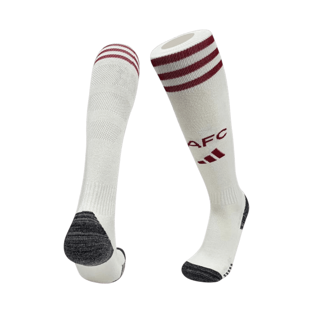 Arsenal Third Soccer Socks – Beige 2025/26 - Cancha Kits