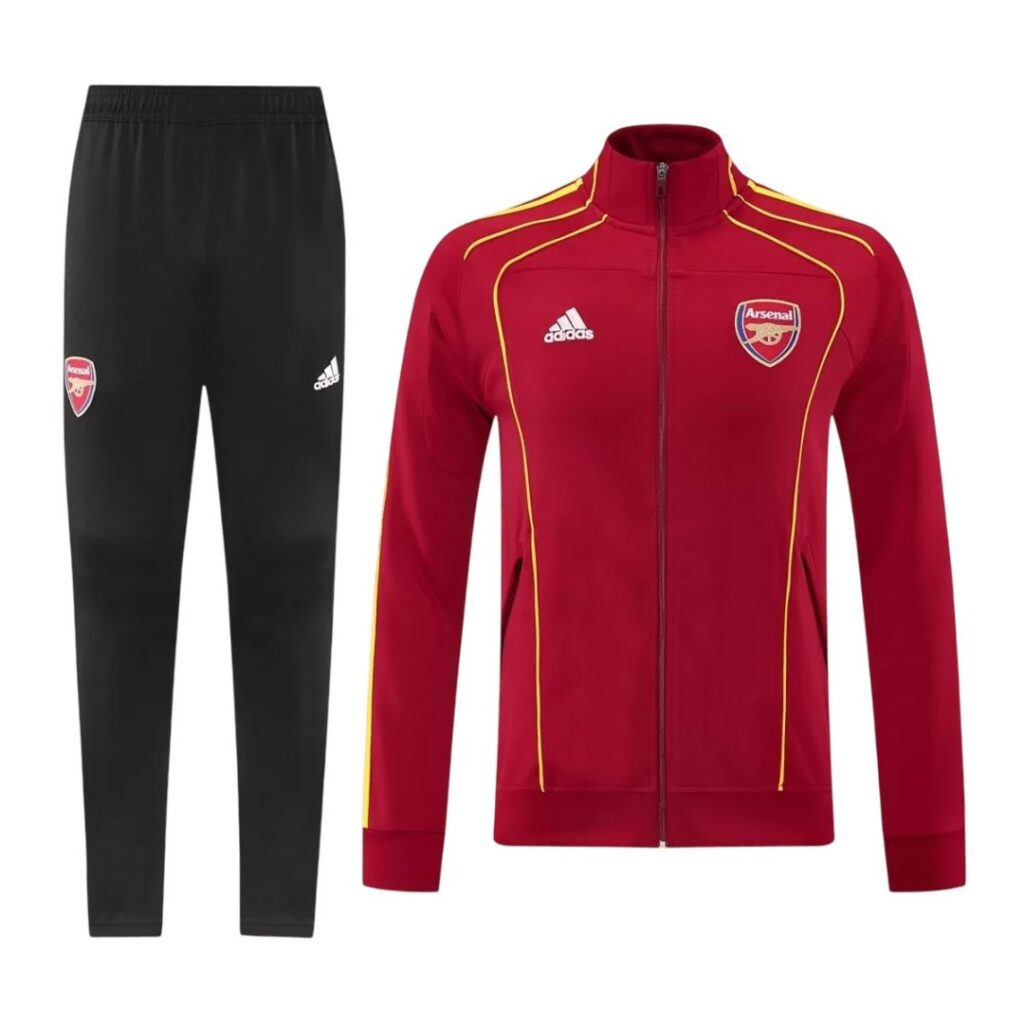 Arsenal Training Tracksuit Kit(Jacket+Pants) Red 2025/26 - Cancha Kits