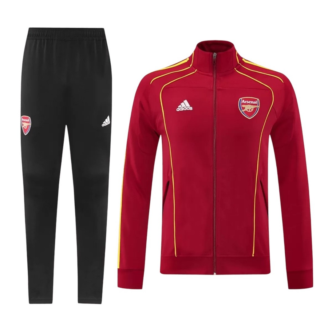 Arsenal Training Tracksuit Kit(Jacket+Pants) Red 2025/26 — Arsenal Training 2025/26