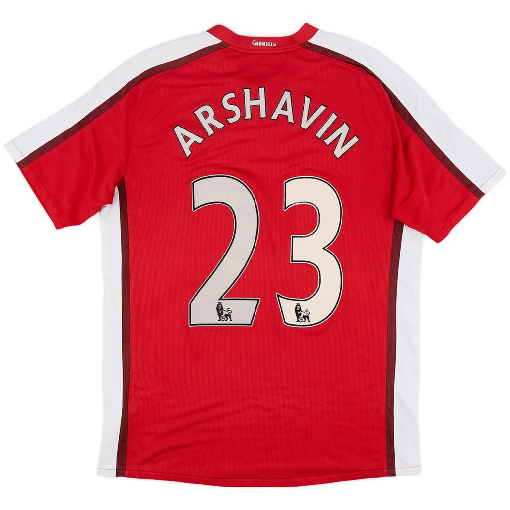 Arshavin #23 Retro Arsenal Home Jersey 2008/10 - Cancha Kits