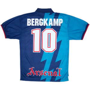 Bergkamp #10 Retro Arsenal Away Jersey 1995/96 - Cancha Kits