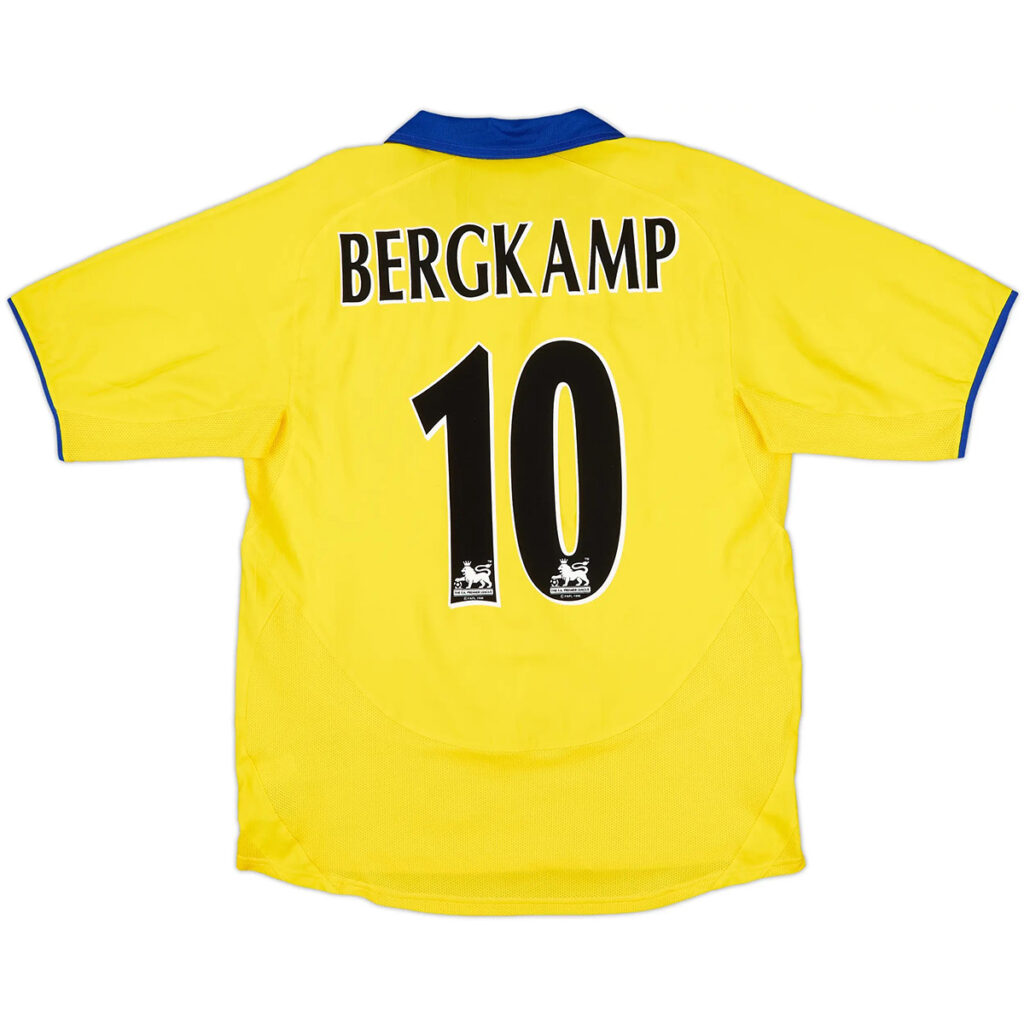 Bergkamp #10 Retro Arsenal Away Jersey 2003/04 - Cancha Kits