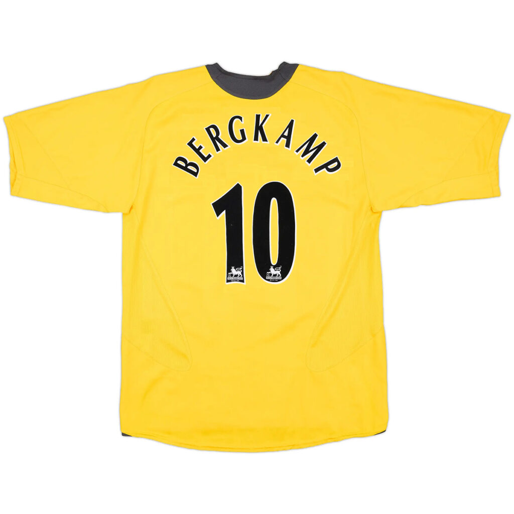 Bergkamp #10 Retro Arsenal Away Jersey 2005/06 - Cancha Kits