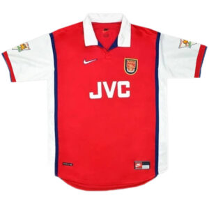 Bergkamp #10 Retro Arsenal Home Jersey 1998/99 - Cancha Kits
