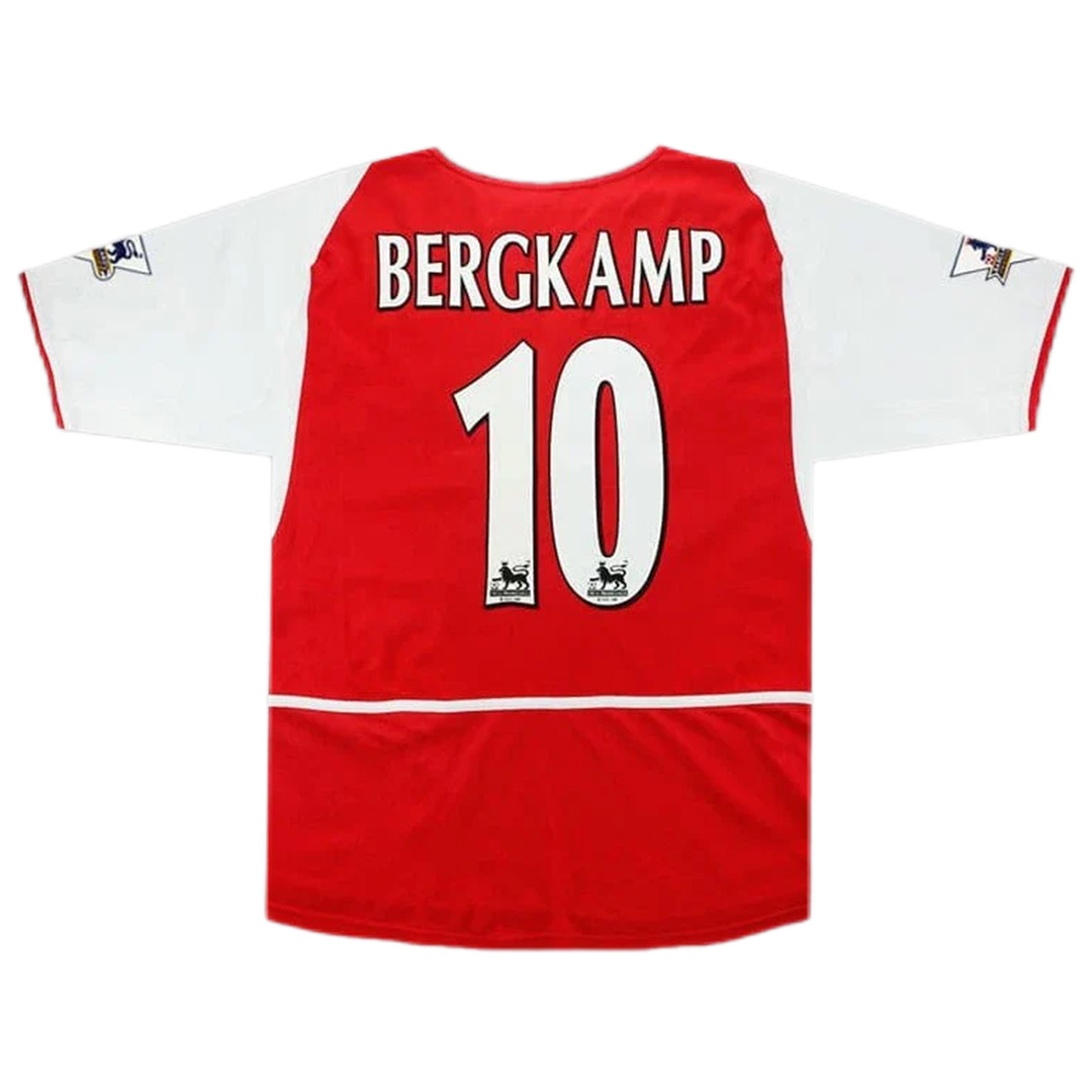 Bergkamp #10 Retro Arsenal Home Jersey 2002/04 — Arsenal Home 2002/04