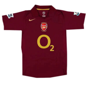 Bergkamp #10 Retro Arsenal Home Jersey 2005/06 - Cancha Kits