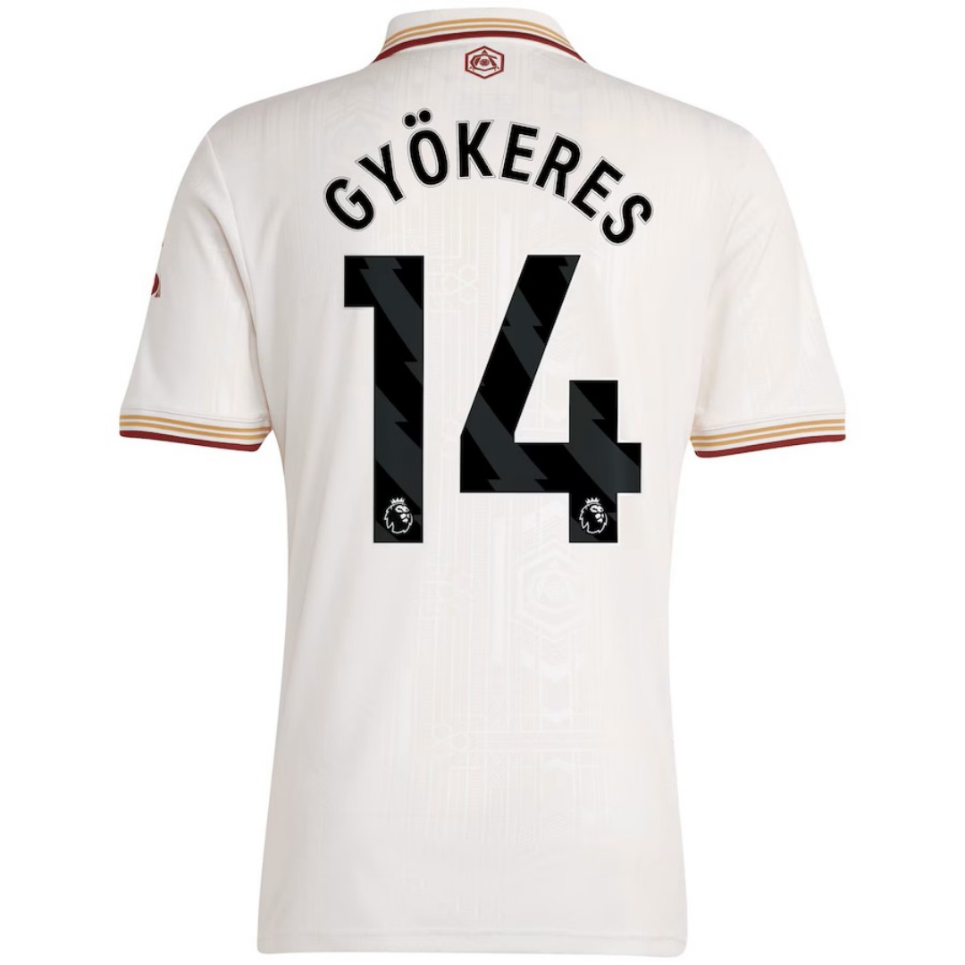 GYÖKERES #14 Arsenal Third Jersey 2025/26 — Arsenal Third Away 2025/26