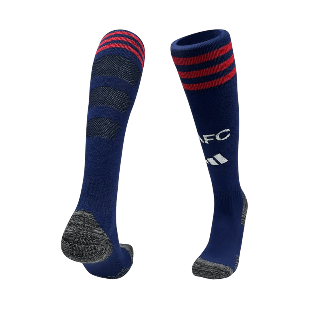 Kids Arsenal Away Soccer Socks - Black 2025/26 — Arsenal Away 2025/26