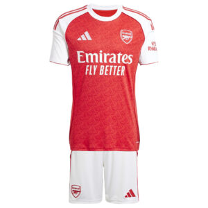 Kids Arsenal Home Jersey Full Kit 2025/26 - Cancha Kits