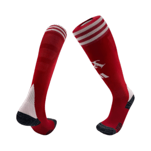 Kids Arsenal Home Soccer Socks - Red 2025/26 - Cancha Kits