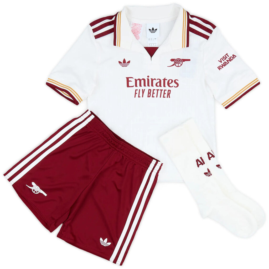 Kids Arsenal Third Jersey Full Kit 2025/26 - Cancha Kits