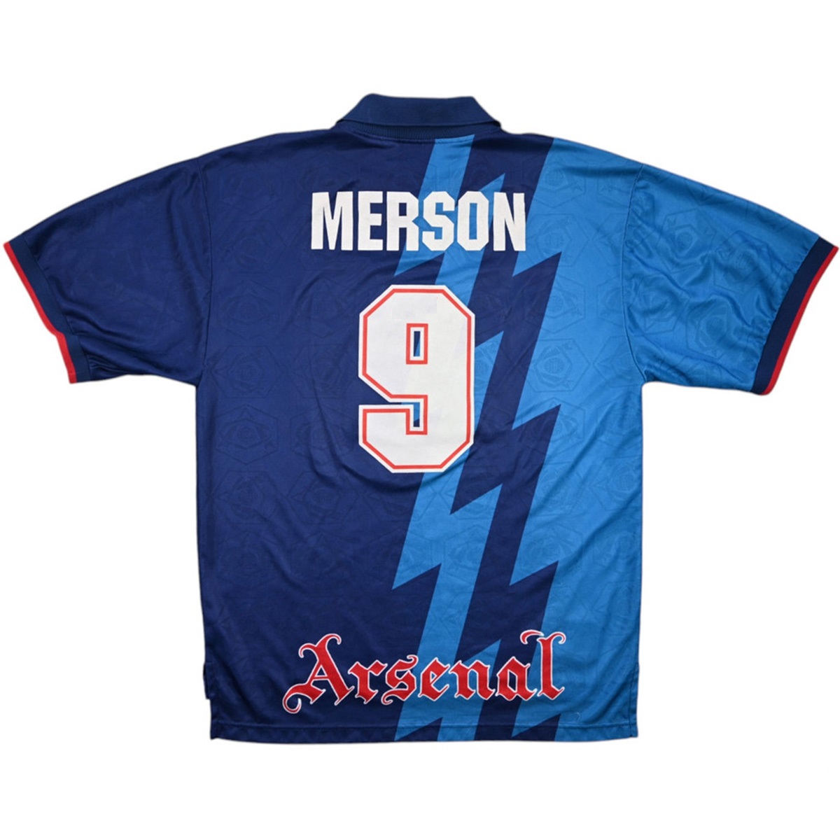 Merson #9 Retro Arsenal Away Jersey 1995/96 — Arsenal Away 1995/96