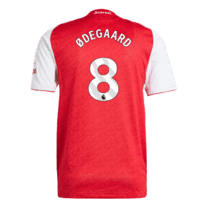 ØDEGAARD #8 Arsenal Home Match Jersey Player Version 2025/26 - Cancha Kits