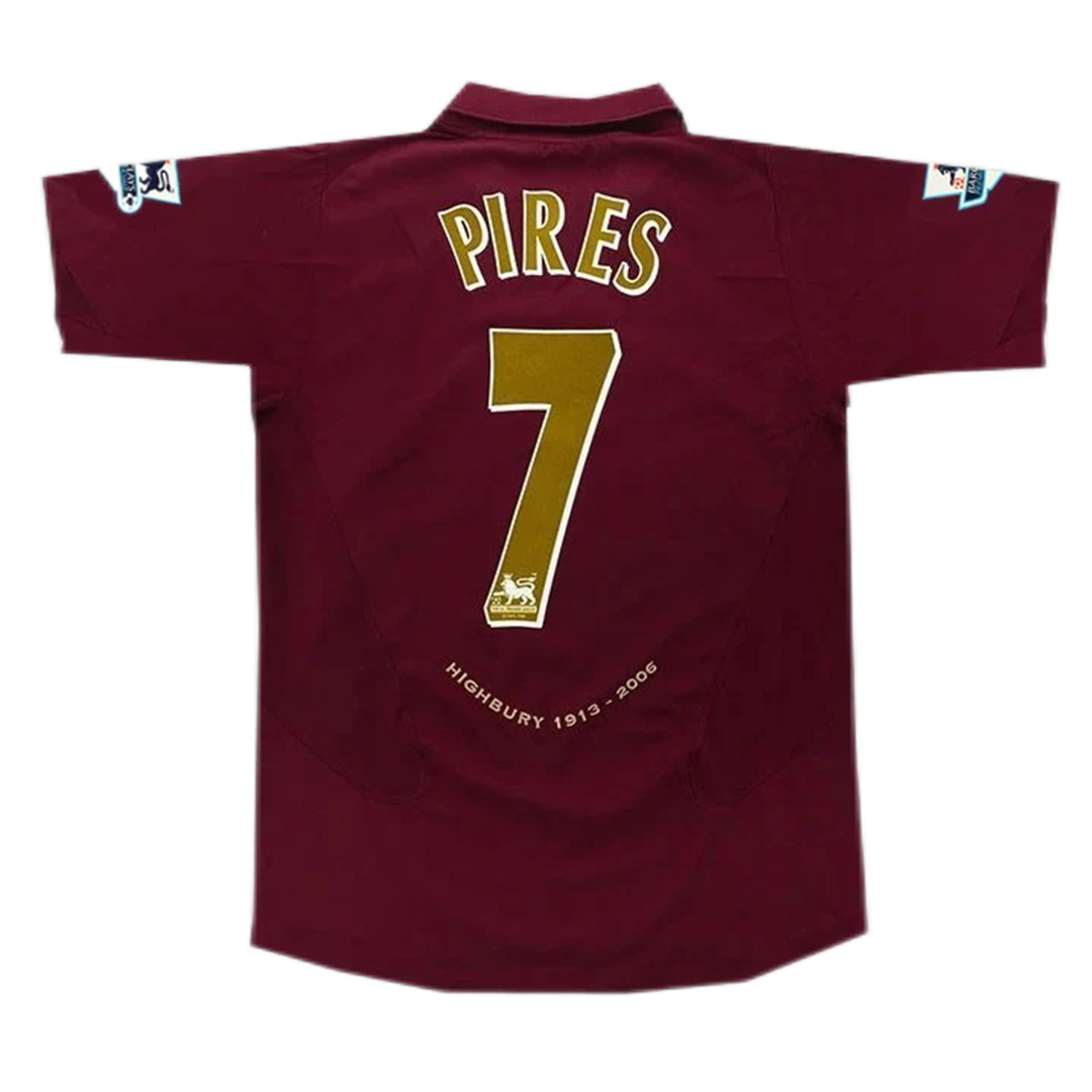 Pires #7 Retro Arsenal Home Jersey 2005/06 — Arsenal Home 2005/06