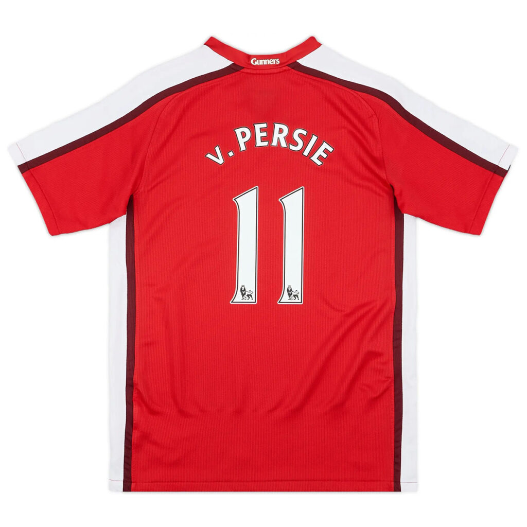 v.Persie #11 Retro Arsenal Home Jersey 2008/10 - Cancha Kits