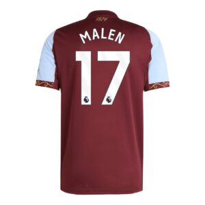 MALEN #17 Aston Villa Home Jersey 2025/26 - Cancha Kits