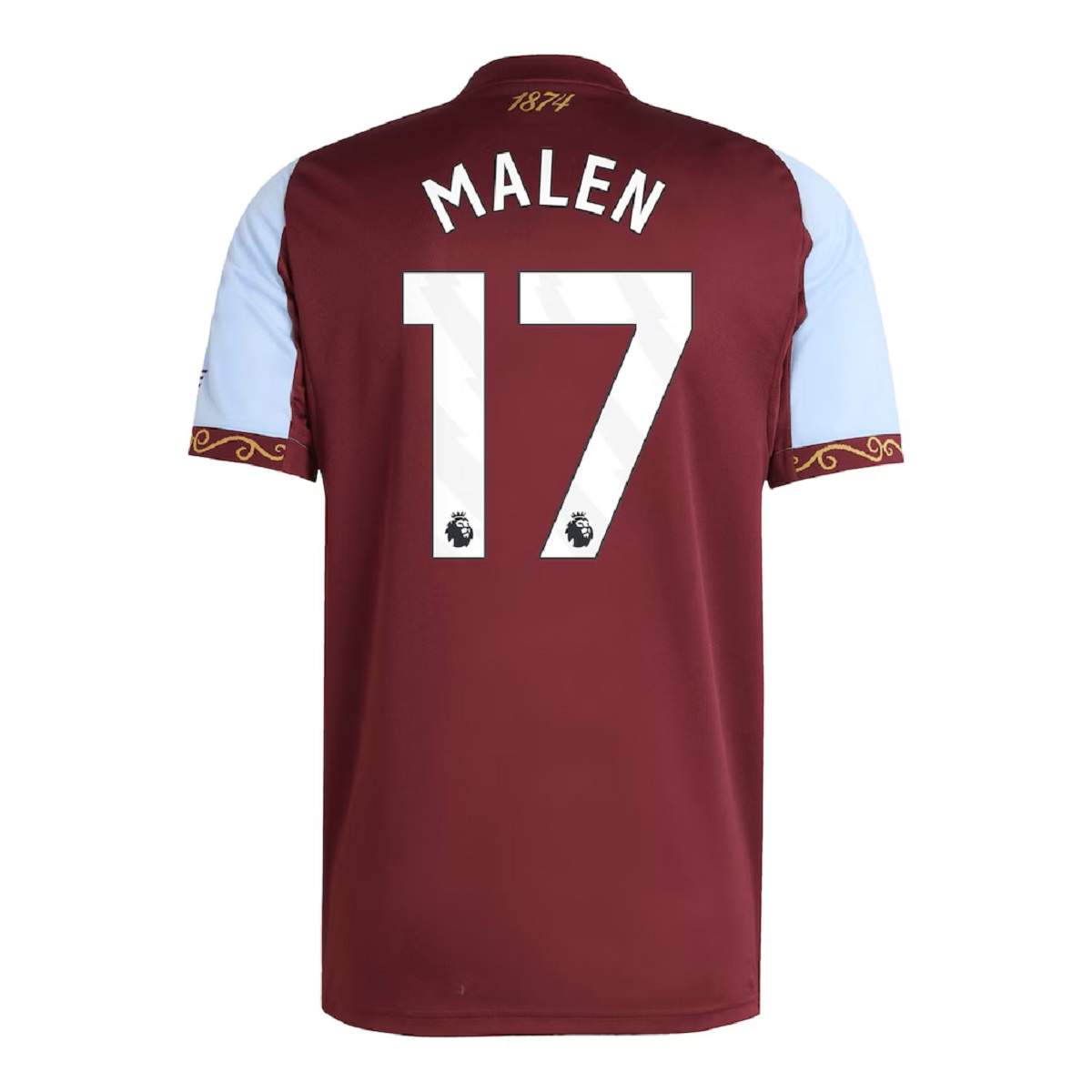 MALEN #17 Aston Villa Home Jersey 2025/26 — Aston Villa Home 2025/26