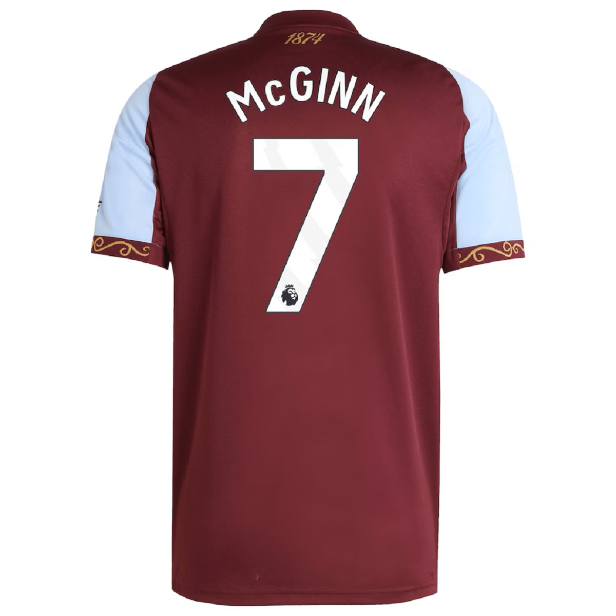 McGINN #7 Aston Villa Home Jersey 2025/26 — Aston Villa Home 2025/26