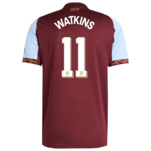 WATKINS #11 Aston Villa Home Jersey 2025/26 - Cup Font - Cancha Kits