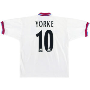 YORKE #10 Retro Aston Villa Away Jersey 1996/98 - Cancha Kits