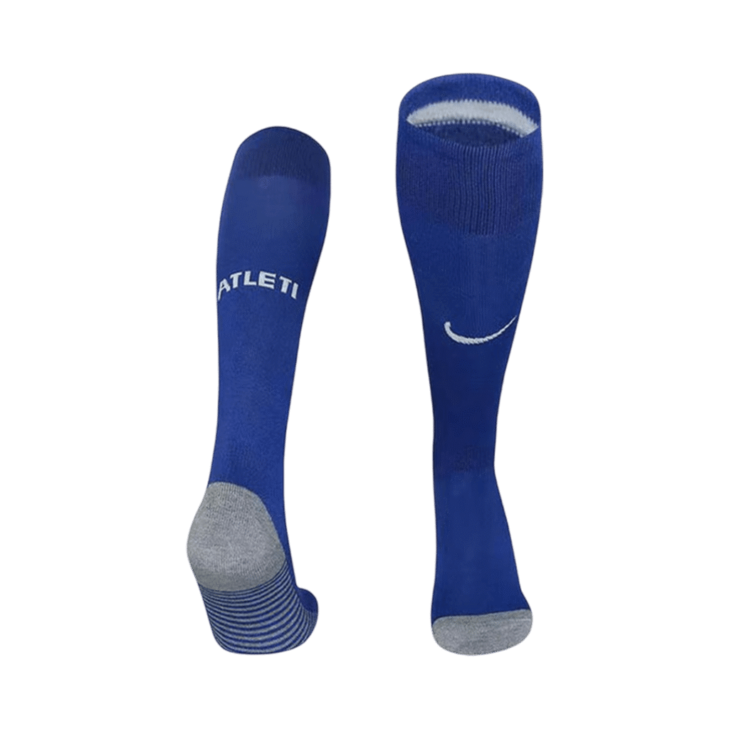 Atletico Madrid Home Soccer Socks – Blue 2025/26 - Cancha Kits