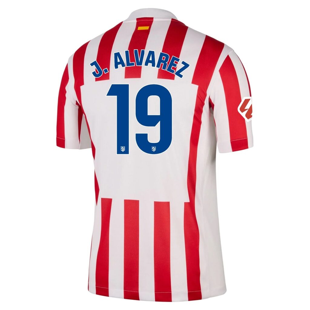 J.ALVAREZ #19 Atletico Madrid Home Jersey 2025/26 - Cancha Kits