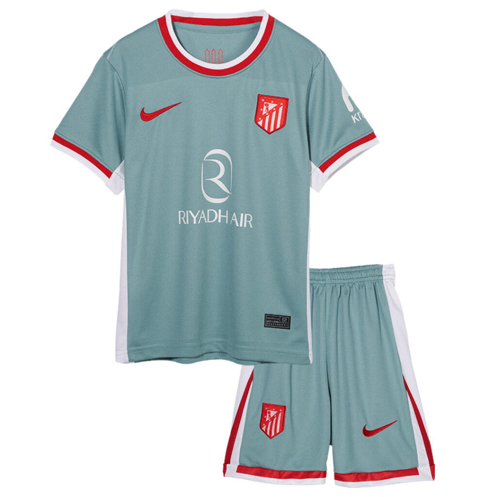 Kids Atletico Madrid Away Jersey Kit - Cancha Kits