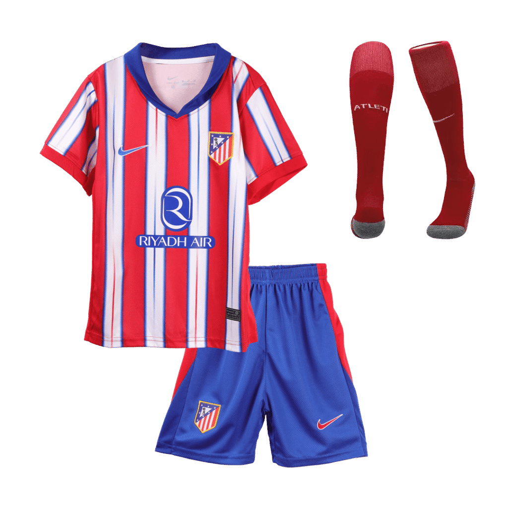 Kids Atletico Madrid Home Full Kit - Cancha Kits