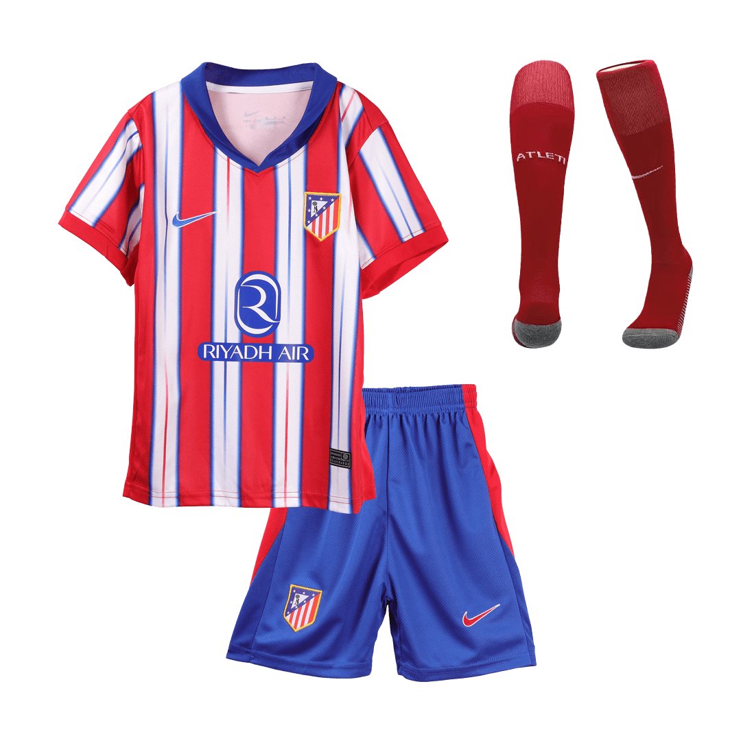 Kids Atletico Madrid Home Full Kit — Atletico Madrid Home 2024/25