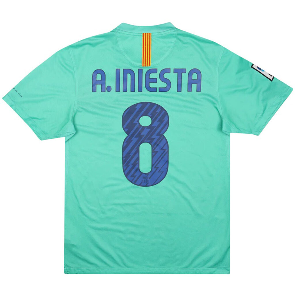 A.INIESTA #8 Retro Barcelona Away Jersey 2010/11 - Cancha Kits