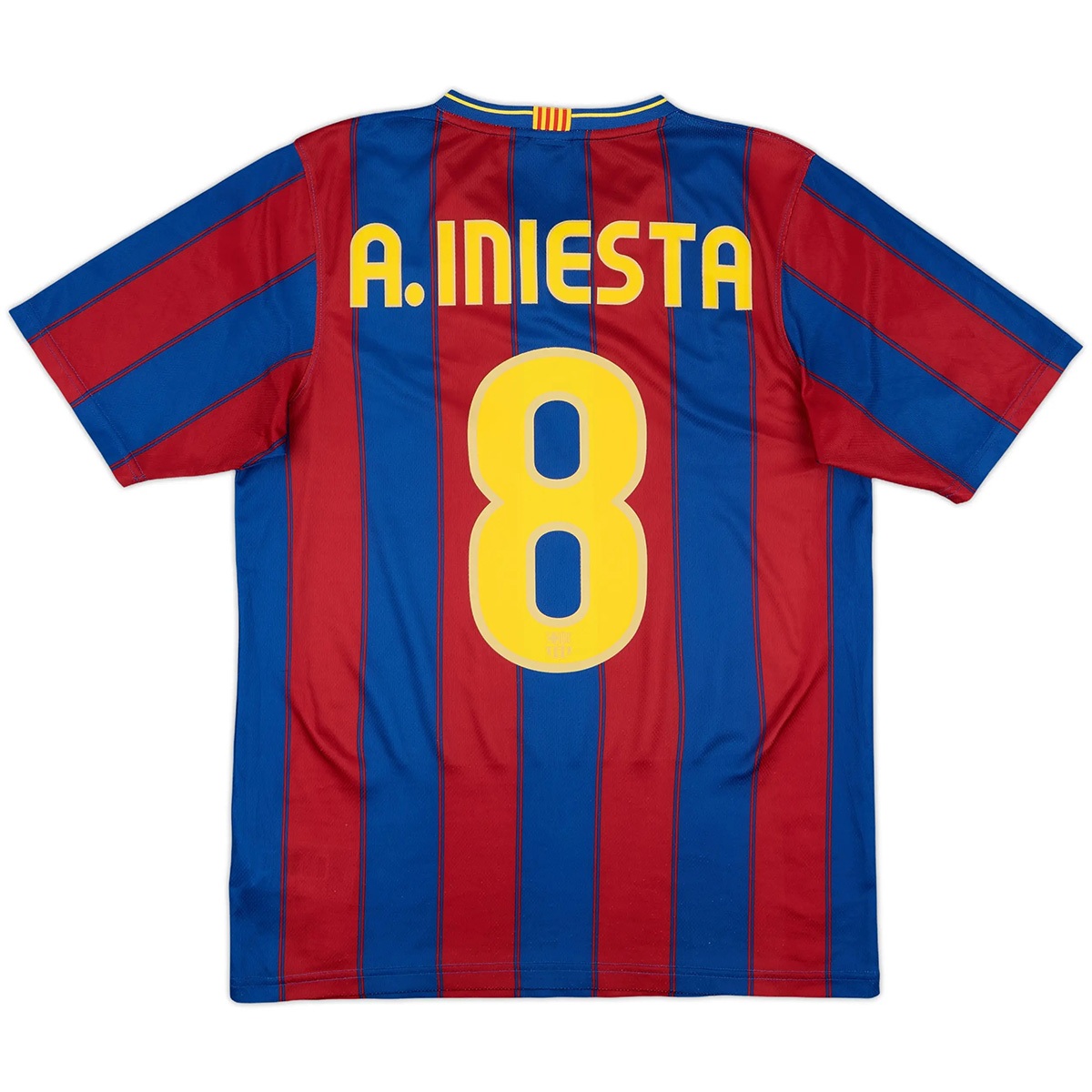 A.Iniesta #8 Retro Barcelona Home Jersey 2009/10 — Barcelona Home 2009/10