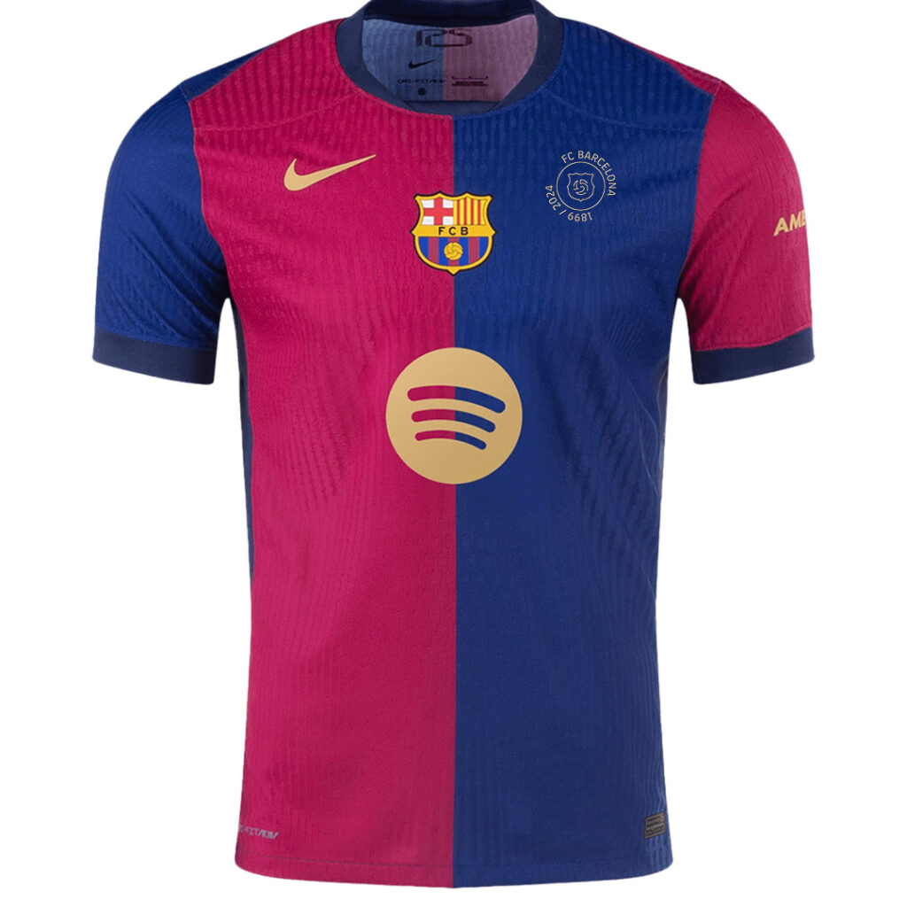 Barcelona 125th Anniversary Spotify Logo Without Text Home Match Jersey - Cancha Kits
