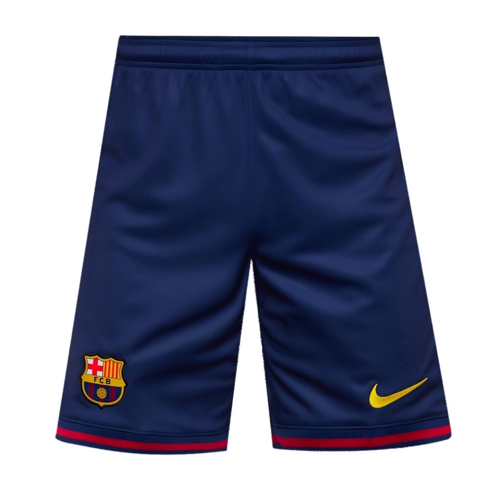 Barcelona Home Soccer Shorts - Cancha Kits