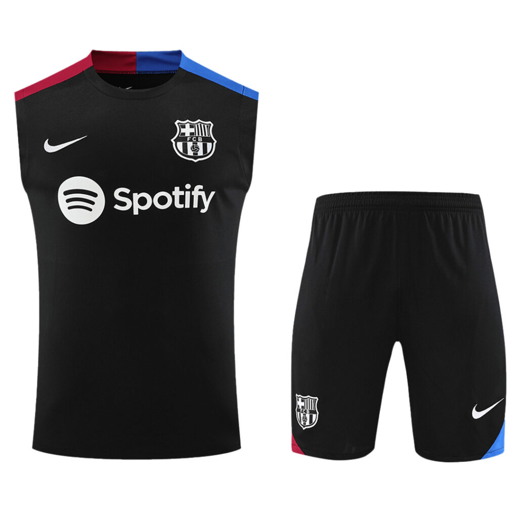 Barcelona Pre-Match Vest Kit(Jersey+Shorts) - Cancha Kits