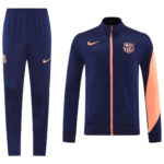 Barcelona Training Tracksuit Kit(Jacket+Pants) Navy&Orange 2025/26