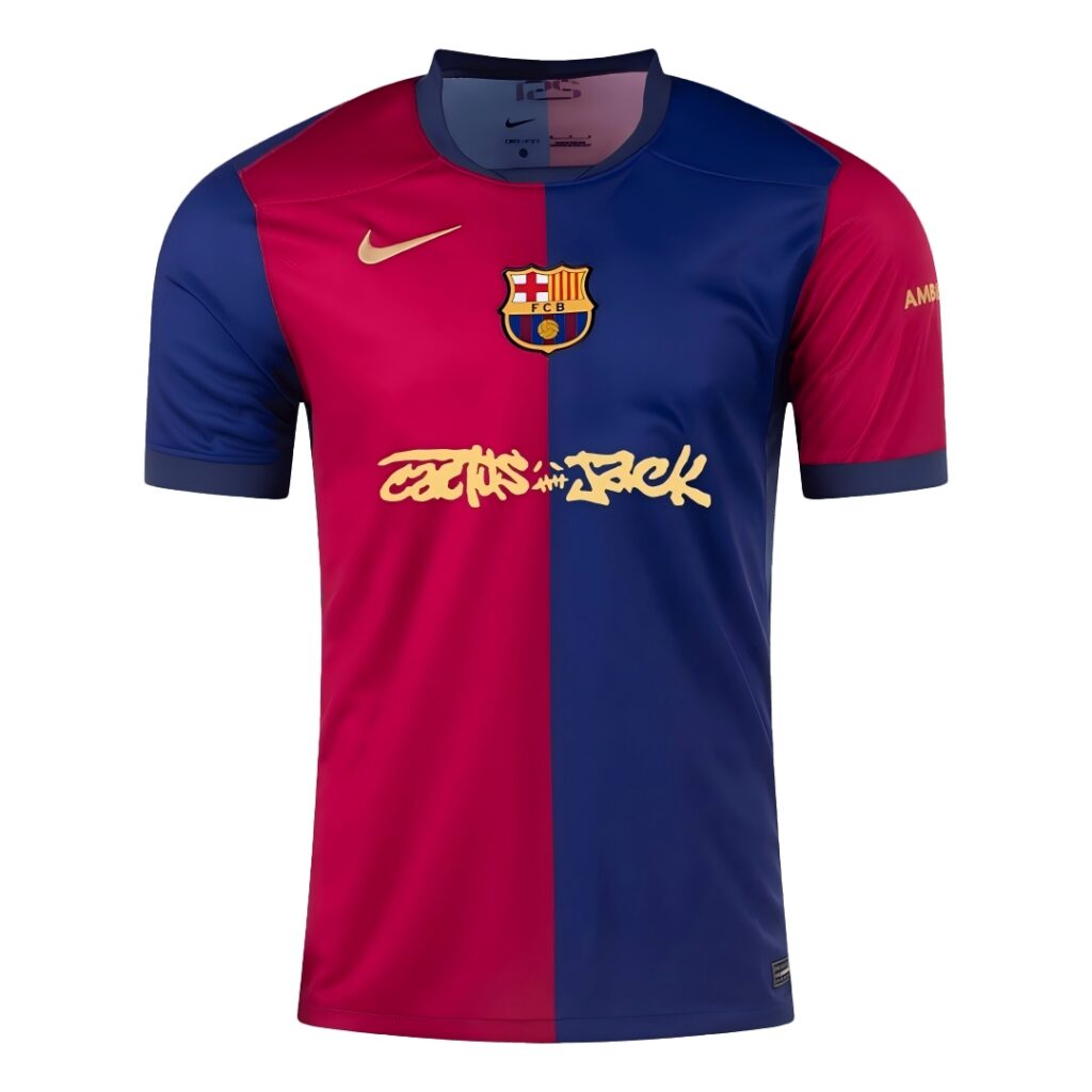 Barcelona x Travis Scott Cactus Jack Home Jersey - Cancha Kits